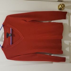 New York & Co Red Sweater Top - Size S
